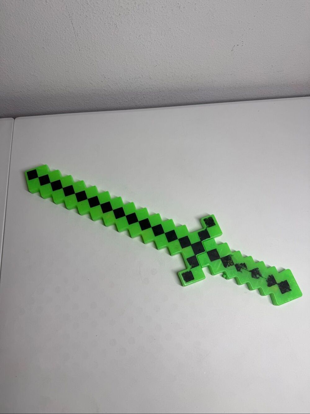 MineCraft Pixel Sword Toy, Classic Diamond, LED Flashing Lights and FX Sounds